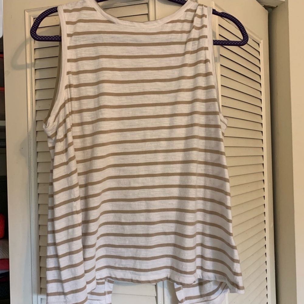 Split Back striped Gap tank